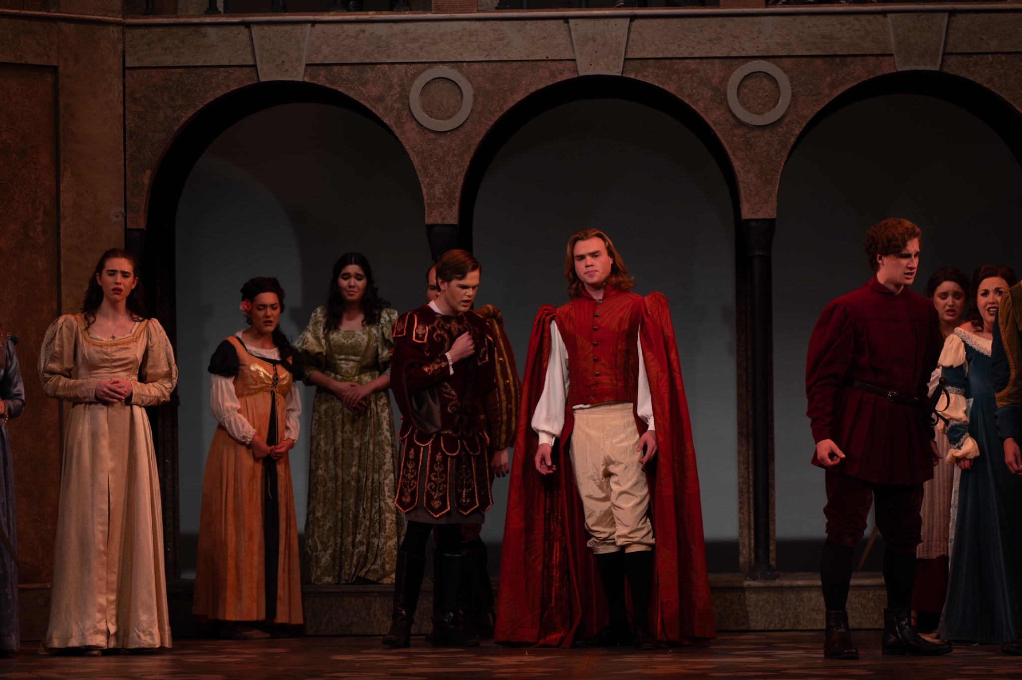 Aiden Collawn as Le Duc in Roméo et Juliette